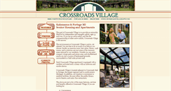 Desktop Screenshot of crossroadsvillageapts.com