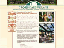 Tablet Screenshot of crossroadsvillageapts.com